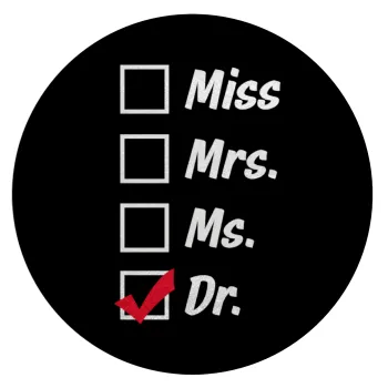 Miss, Mrs, Ms, DR, Επιφάνεια κοπής γυάλινη στρογγυλή (30cm)