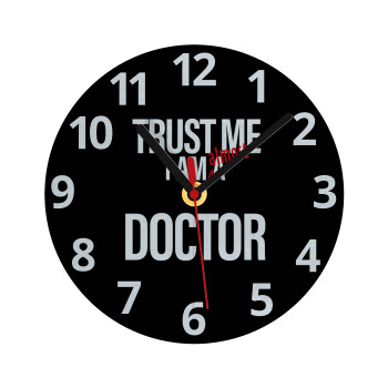 Trust me, i am (almost) Doctor, Ρολόι τοίχου γυάλινο (20cm)