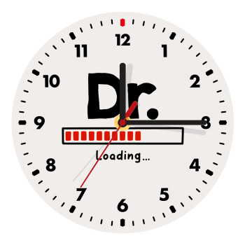 DR. Loading..., Wooden wall clock (20cm)