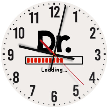 DR. Loading..., Ρολόι τοίχου ξύλινο (30cm)