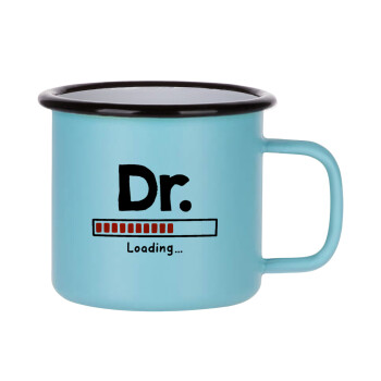 DR. Loading..., Κούπα Μεταλλική εμαγιέ ΜΑΤ σιέλ 360ml