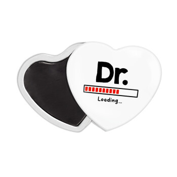 DR. Loading..., Μαγνητάκι καρδιά (57x52mm)