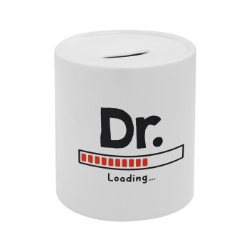 DR. Loading..., Κουμπαράς πορσελάνης με τάπα