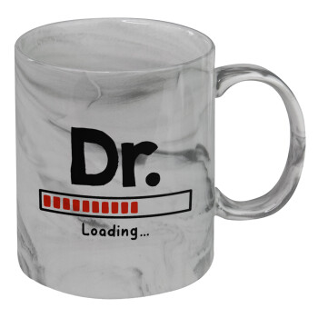 DR. Loading..., Mug ceramic marble style, 330ml
