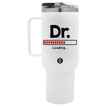 DR. Loading..., Mega Tumbler με καπάκι, διπλού τοιχώματος (θερμό) 1,2L