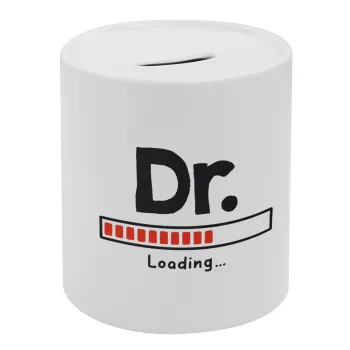 DR. Loading..., Κουμπαράς πορσελάνης με τάπα