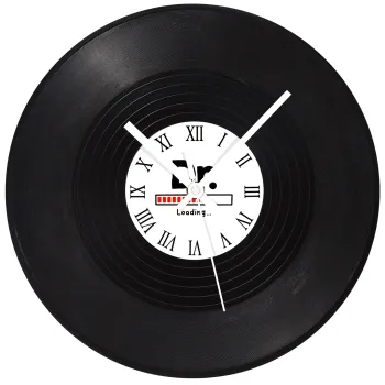 DR. Loading..., Ρολόι τοίχου Βινύλιο (30cm)