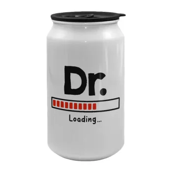 DR. Loading..., Κούπα ταξιδιού μεταλλική με καπάκι (tin-can) 500ml