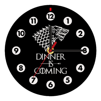 Dinner is coming (GOT), Ρολόι τοίχου ξύλινο (20cm)