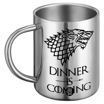 Dinner is coming (GOT), BIG Mug Stainless steel double wall (450ml)