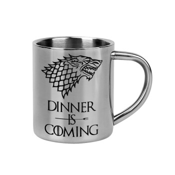 Dinner is coming (GOT), Mug Stainless steel double wall 300ml