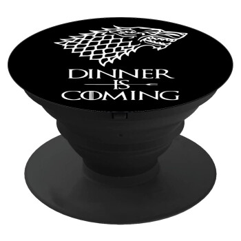 Dinner is coming (GOT), Phone Holders Stand  Black Hand-held Mobile Phone Holder
