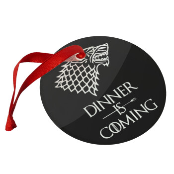 Dinner is coming (GOT), Χριστουγεννιάτικο στολίδι γυάλινο 9cm