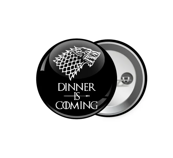 Dinner is coming — (5.9cm)