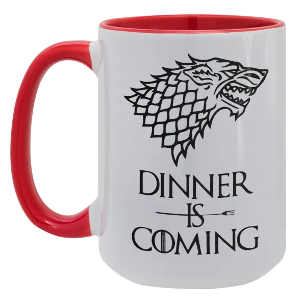 Dinner is coming — Mega 15oz Κόκκινη