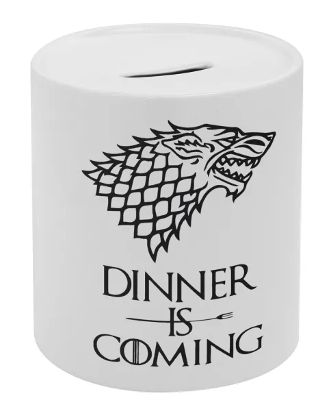 Dinner is coming — Κουμπαράς πορσελάνης με τάπα