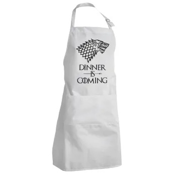 Dinner is coming (GOT), Ποδιά Σεφ Ολόσωμη Ενήλικων (με ρυθμιστικά και 2 τσέπες)