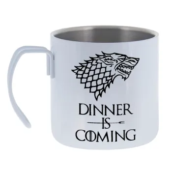 Dinner is coming — Κούπα Ανοξείδωτη διπλού τοιχώματος 400ml