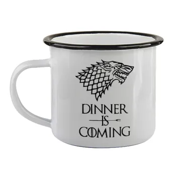 Dinner is coming (GOT), Κούπα εμαγιέ με μαύρο χείλος 360ml