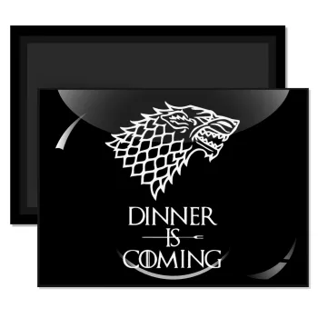 Dinner is coming (GOT), Ορθογώνιο μαγνητάκι ψυγείου διάστασης 9x6cm