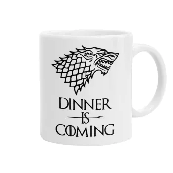Dinner is coming (GOT), Ceramic coffee mug, 330ml
