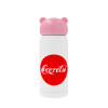 Pink stainless steel thermal flask, 320ml