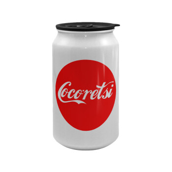 Cocoretsi, Κούπα ταξιδιού μεταλλική με καπάκι (tin-can) 500ml
