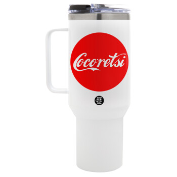Cocoretsi, Mega Tumbler με καπάκι, διπλού τοιχώματος (θερμό) 1,2L