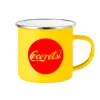 Yellow Enamel Metallic Cup 360ml