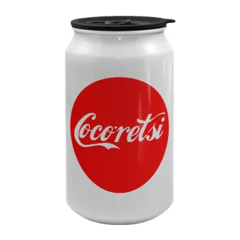 Cocoretsi, Κούπα ταξιδιού μεταλλική με καπάκι (tin-can) 500ml