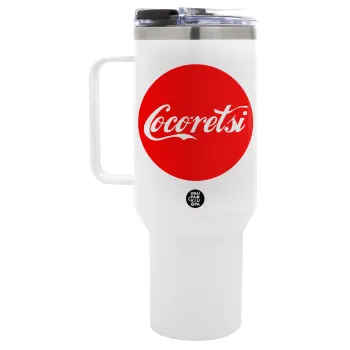 Cocoretsi, Mega Tumbler με καπάκι, διπλού τοιχώματος (θερμό) 1,2L