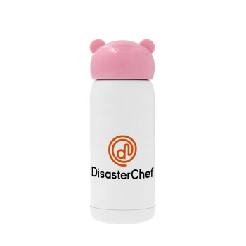 Disaster Chef, Ροζ ανοξείδωτο παγούρι θερμό (Stainless steel), 320ml