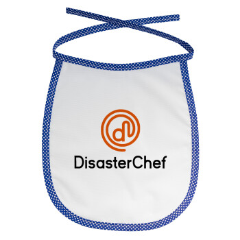 Disaster Chef, Σαλιάρα μωρού αλέκιαστη με κορδόνι Μπλε
