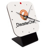 Disaster Chef, Επιτραπέζιο ρολόι ξύλινο με δείκτες (10cm)