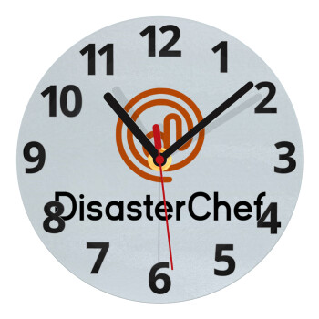 Disaster Chef, Ρολόι τοίχου γυάλινο (20cm)
