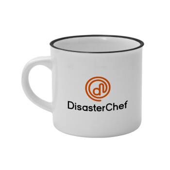 Disaster Chef, Κούπα κεραμική vintage Λευκή/Μαύρη 230ml