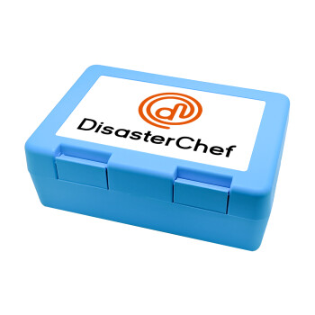 Disaster Chef, Παιδικό δοχείο κολατσιού ΓΑΛΑΖΙΟ 185x128x65mm (BPA free πλαστικό)