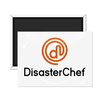 Disaster Chef, Ορθογώνιο μαγνητάκι ψυγείου διάστασης 9x6cm