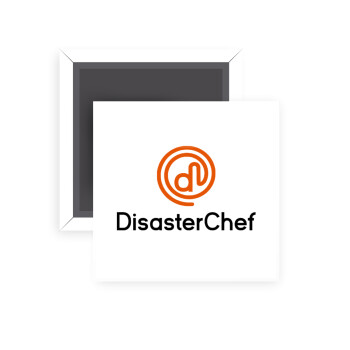 Disaster Chef, Μαγνητάκι ψυγείου τετράγωνο διάστασης 5x5cm