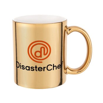 Disaster Chef, Mug ceramic, gold mirror, 330ml