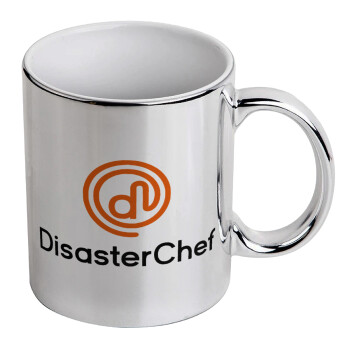 Disaster Chef, Κούπα κεραμική, ασημένια καθρέπτης, 330ml