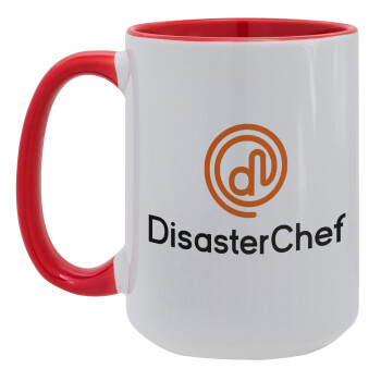 Disaster Chef, Κούπα Mega 15oz, κεραμική Κόκκινη, 450ml