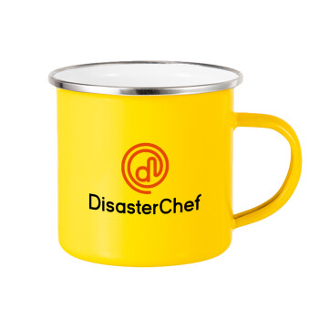 Disaster Chef, Yellow Enamel Metallic Cup 360ml
