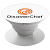 Disaster Chef, Pop Socket Λευκό Βάση Στήριξης Κινητού στο Χέρι