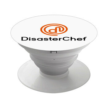 Disaster Chef, Phone Holders Stand  White Hand-held Mobile Phone Holder