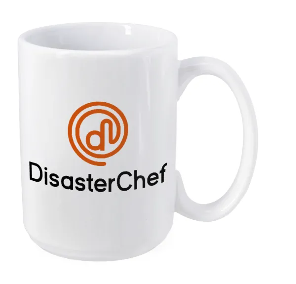 Disaster Chef — Mega mug, ceramic, 450ml