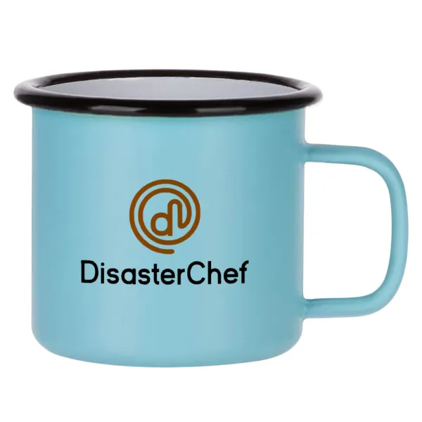 Disaster Chef — Κούπα Μεταλλική εμαγιέ ΜΑΤ σιέλ 360ml