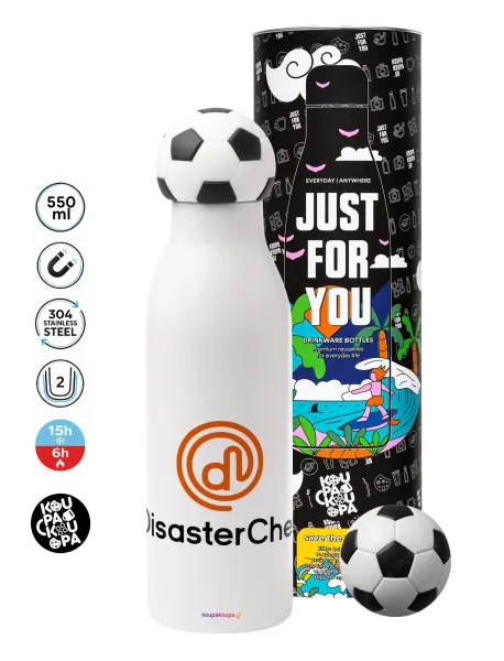 Disaster Chef — Soccer Metal mug thermos, double wall, 550ml
