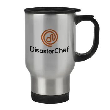 Disaster Chef, Κούπα ταξιδιού ανοξείδωτη με καπάκι, διπλού τοιχώματος (θερμό) 450ml