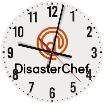 Disaster Chef, Ρολόι τοίχου ξύλινο (30cm)
